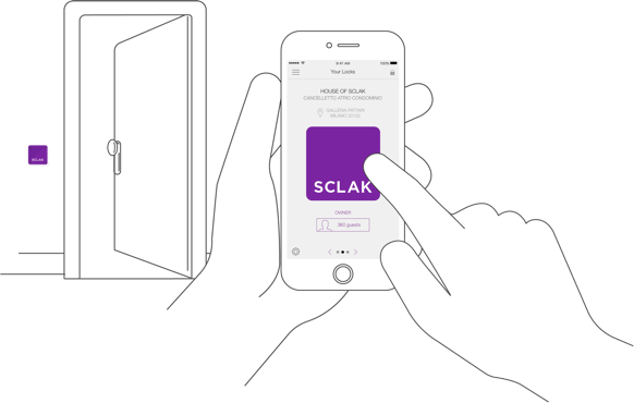  Sclak control de acceso con el móvil 